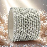 Handcrafted antique polish bangle set made by skilled artisans