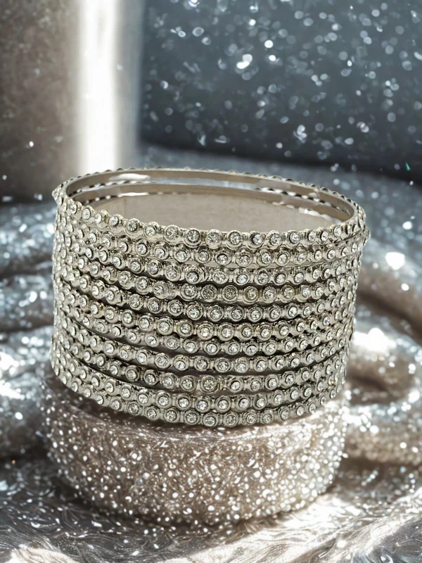 Heritage Glow – Antique Kundan Bangles